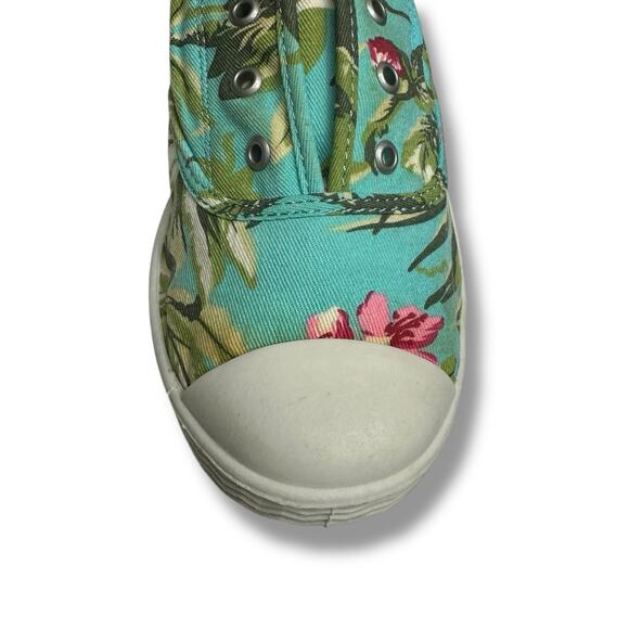 Arizona Jean Co Sneakers Flats Slip Ons Tropical Floral Print Hawaiian Sz 10M - Picture 5 of 14